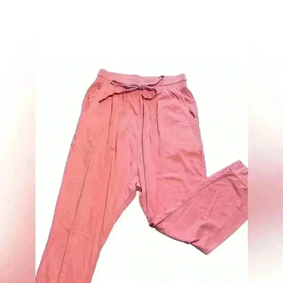 Saturday Sunday by Anthropologie Harem Trousers Knit Coral Pink‎ Joggers, Small - Picture 5 of 7